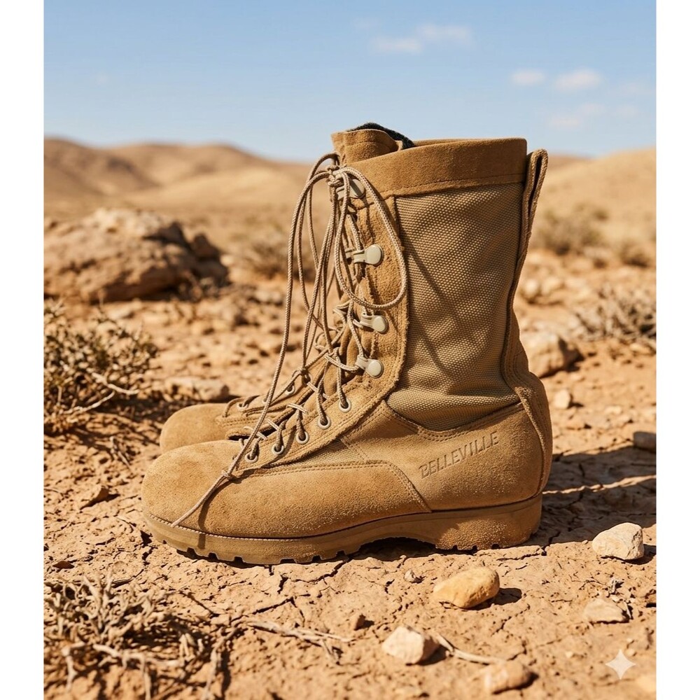 Belleville 277 Combat Boots 9.5W Gore‑Tex Waterproof Vibram Sole USA Made